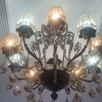 لوستر برنزی|لوستر و چراغ آویز|ری, دولت‌آباد|دیوار