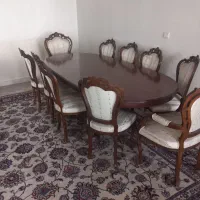 میز و صندلی ۱۲ نفره وارداتی فرانسوی