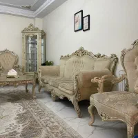 مبلمان ۷ نفره با میزهای عسلی