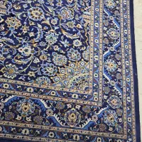 یک جفت فرش ۹ متری دستباف زمینه سرمه ای