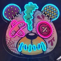 تابلو نئون لایت باکس بک لایت پلکسی