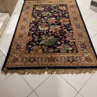 فرش ماشینی ۴ متری زمینه مشکی