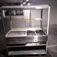 میز کباب پز رستورانی با ۲ مخزن تمام استیل|کافی‌شاپ و رستوران|ری, جوانمرد قصاب|دیوار