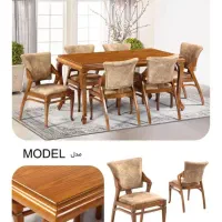غذاخوری چوب راش|میز و صندلی غذاخوری|اهواز, نادری|دیوار