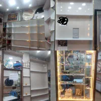 قفسه های mdf ویترین فروشی