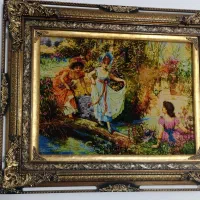 تابلو فرش دستباف،پرسه در قصر