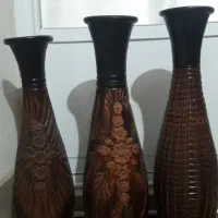 گلدان سفال سالنی|گل مصنوعی|رشت, کوی فرهنگیان|دیوار