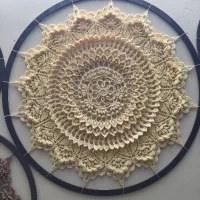 قلاب بافی+کار دست+طرح خورشید