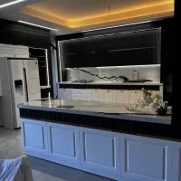 روشویی . کانتر . جزیره . پله صفحه کابینت