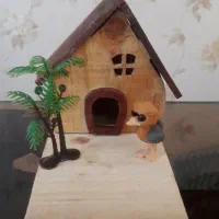 کلبه ی چوبی کوچولو دست ساز