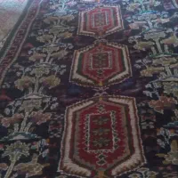 فرش قالیچه دستباف پشمی رنگ  طبیعی کادو خراسان
