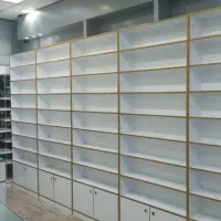 دکوراسیون مغازه استند ویترین پیشخوان طبقاتی