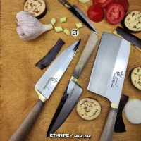 ست چاقوآشپزخانه استیل دستساز ستاره زنجان(ست و تکی)