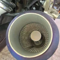 اگزوز موتورسیکلت SC قهرمانی (سایلنسر دار)|قطعات یدکی و لوازم جانبی|اصفهان, چرخاب|دیوار