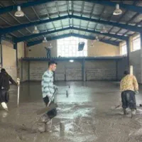 *بتن ریزی همراه ماله پروانه ای و تراز لیزری*|خدمات پیشه و مهارت|تهران, فردوس|دیوار