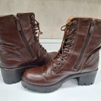 پوتین زنانه سایز ۳۸ چرم اصل|کیف، کفش، کمربند|رشت, پاستوریزه|دیوار