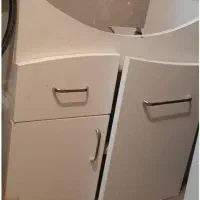 فروش روشویی کمد دار سالم