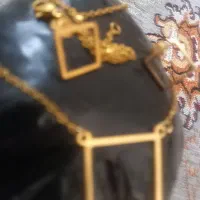 نیم ست استیل مشابه طلا رنگ ثابت|بدلیجات|همدان, |دیوار