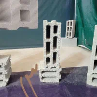 بلو سبک سیمانی لیکا تحویل پای کار|مصالح و تجهیزات ساختمان|رشت, منظریه|دیوار