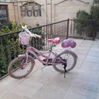 دوچرخه سایز ۲۰ صورتی دخترانه