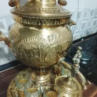 سماور برنز|سماور، چای‌ساز، قهوه‌ساز|خوی, |دیوار