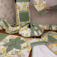 سرویس آشپزخانه عروس با پارچه ترک