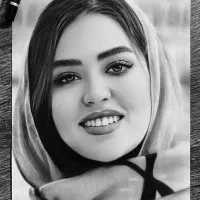 طراحی چهره|تابلو، نقاشی، عکس|یزد, |دیوار