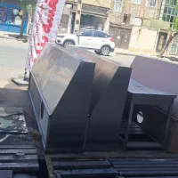 ۴ عدد هود صنعتی  استیل و گالوانیزه