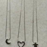 سه گردنبند استیل ترند و شیک مناسب هدیه