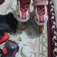 اسکیت با تمام وسایل ایمنی مناسب تا ۸سال