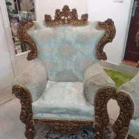 مبل سلطنتی ۷نفره|مبلمان خانگی و میز عسلی|رشت, آب و برق|دیوار