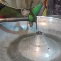 دستگاه سبزی خوردکن بشقابی در حال کار