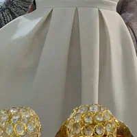 سفید لباس عروسکی