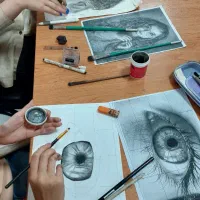 آموزش هنرهای تجسمی نقاشی طراحی وخوشنویسی|خدمات آموزشی|اردبیل, |دیوار