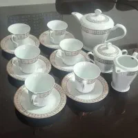 سرویس چای خوری 17 پارچه رویال طلا کوب نو