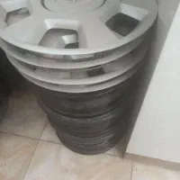 ۴ عدد رینگ ۴عدد قالپاق اصلی شرکتی