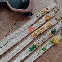 آویز عینک گلدوزی بند عینک دخترانه