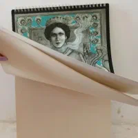 طلق شیرازه دفتر طراحی کلیربوک کاغذ ابروبادی استامپ|لوازم التحریر|کرمانشاه, |دیوار