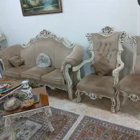 مبلمان کلاسیک چوب راش ۹ نفره