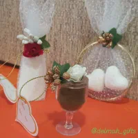 تولید انواع گیفت عروسی|صنایع دستی و سایر لوازم تزئینی|رودسر, |دیوار