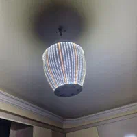 لامپ ال ای دی چوبی دستساز|لوستر و چراغ آویز|تبریز, |دیوار