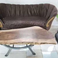 میز روستیک اسلب