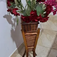گلدان بامبو به همراه ۱۰ شاخه گل مصنوعی|گل مصنوعی|لاهیجان, کوی آزادگان|دیوار