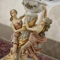 میوه خوری کریستال پایه مجسمه بسیار شیک|ظروف سرو و پذیرایی|رشت, گلسار|دیوار