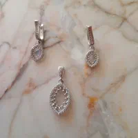 نیم ست نقره|جواهرات|قوچان, |دیوار