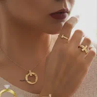 انگشتر طلا طرح تیفانی