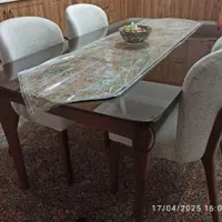 میز نهار خوری ۴نفره|میز و صندلی غذاخوری|رفسنجان, |دیوار