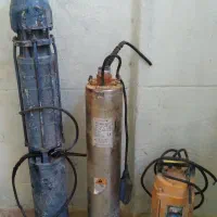 پمپ کفکش لجنکش لجن کف کش شناور چاه استخر باغ باغچه