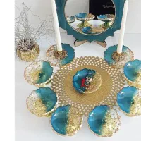 هفت سین رزینی همراه آینه|صنایع دستی و سایر لوازم تزئینی|زاهدان, |دیوار