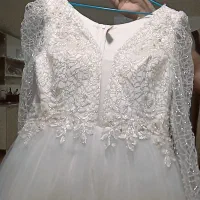 چادور عقد سفید تمیز|لباس|گرگان, |دیوار